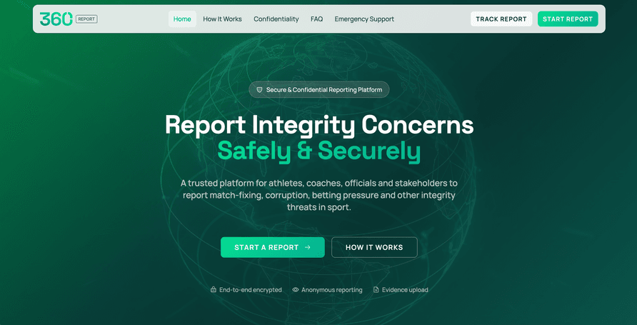 360 Report public reporting portal